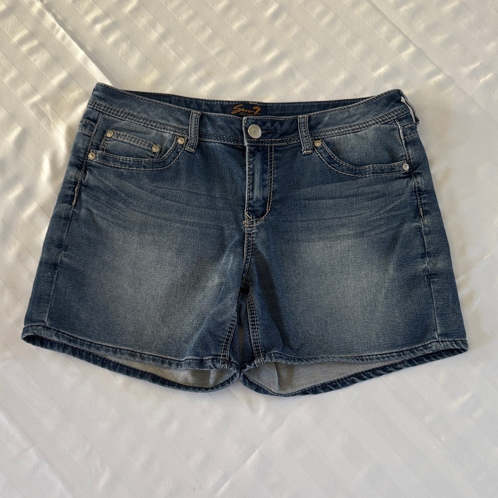 Seven7 Classic Blue Jean Shorts